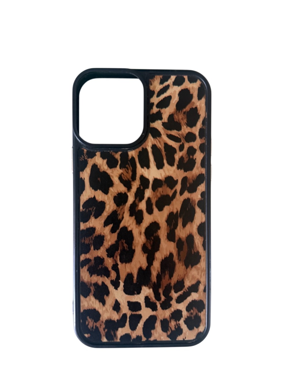 Chic Leopard Print iPhone 12 Pro Case - Brown & Black